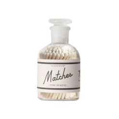 Paddywax Bouteille En Verre De 75 Allumettes - Blanc