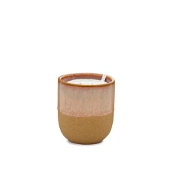 Paddywax Bougie Kin Pot En Ceramique - Opale Rose & Kaki