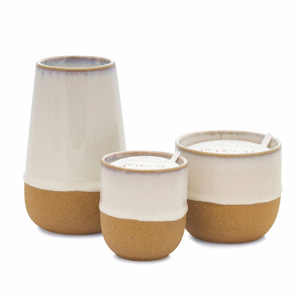 Paddywax Bougie Kin Pot En Ceramique - Jasmin & Bambou 2 Paddywax Bougie Kin Pot En Ceramique - Jasmin & Bambou – Image 2