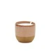 Paddywax Bougie Kin Pot En Ceramique - Opale Rose & Kaki