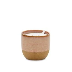 Paddywax Bougie Kin Pot En Ceramique - Opale Rose & Kaki