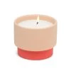 Paddywax Bougie Color Block Pot En Ceramique Pamplemousse Pétillant D8.7xh7cm