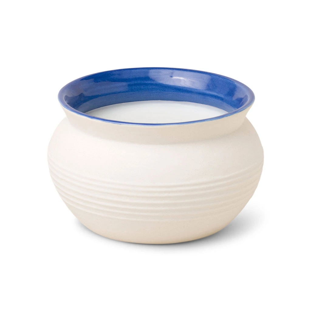 Paddywax Bougie Santorini En Céramique Blanc - Falaise & Bois Hinoki D8.2xh14cm 1 Paddywax Bougie Santorini En Céramique Blanc - Falaise & Bois Hinoki D8.2xh14cm
