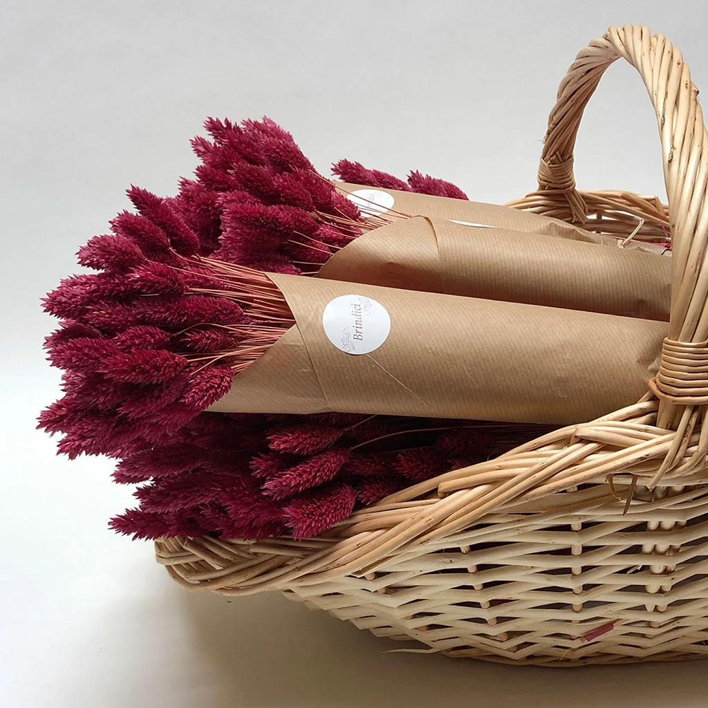 Brindici Bouquet Favière Bordeaux D11xh50cm 3 Brindici Bouquet Favière Bordeaux D11xh50cm – Image 3