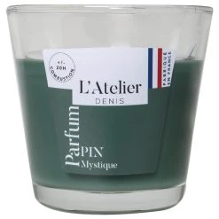 Atelier Denis Bougie Senteur Pin En Verre - Vert Petit Modèle 90g