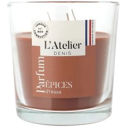 Atelier Denis Bougie Senteur épices D'orient En Verre - Terracotta Grand Modèle 500g