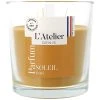 Atelier Denis Bougie Senteur Soleil Fruité En Verre - Ocre Grand Modèle 500g