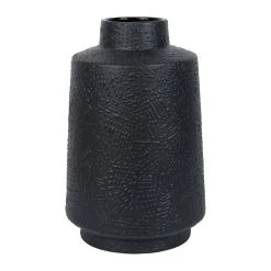 SEMA DESIGN Vase Solor Noir D18Xh28 Gres
