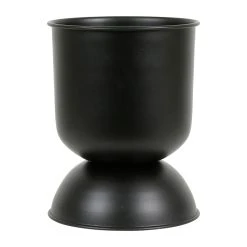 SEMA DESIGN Cache Pot Visag-Arty Noir D25cm