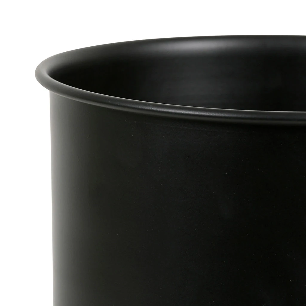 SEMA DESIGN Cache Pot Visag-Arty Noir D25cm 2 SEMA DESIGN Cache Pot Visag-Arty Noir D25cm – Image 2