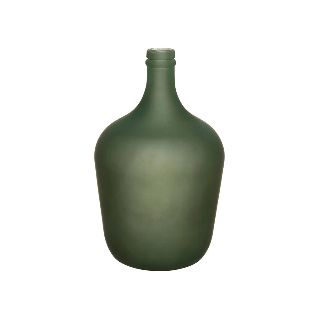 SEMA DESIGN Vase Dame Jeanne Comete Sauge Mat D18xh30cm Verre Recyclé 1 SEMA DESIGN Vase Dame Jeanne Comete Sauge Mat D18xh30cm Verre Recyclé