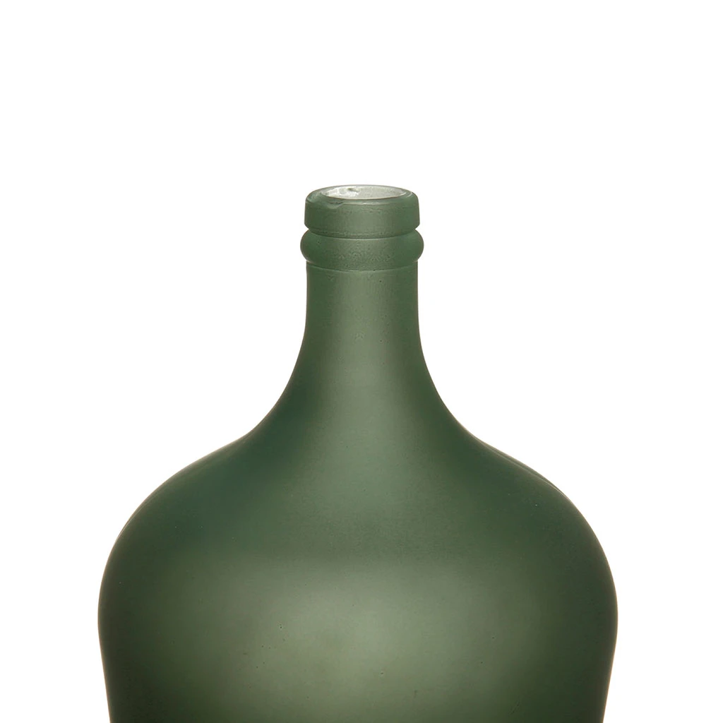 SEMA DESIGN Vase Dame Jeanne Comete Sauge Mat D18xh30cm Verre Recyclé 3 SEMA DESIGN Vase Dame Jeanne Comete Sauge Mat D18xh30cm Verre Recyclé – Image 3