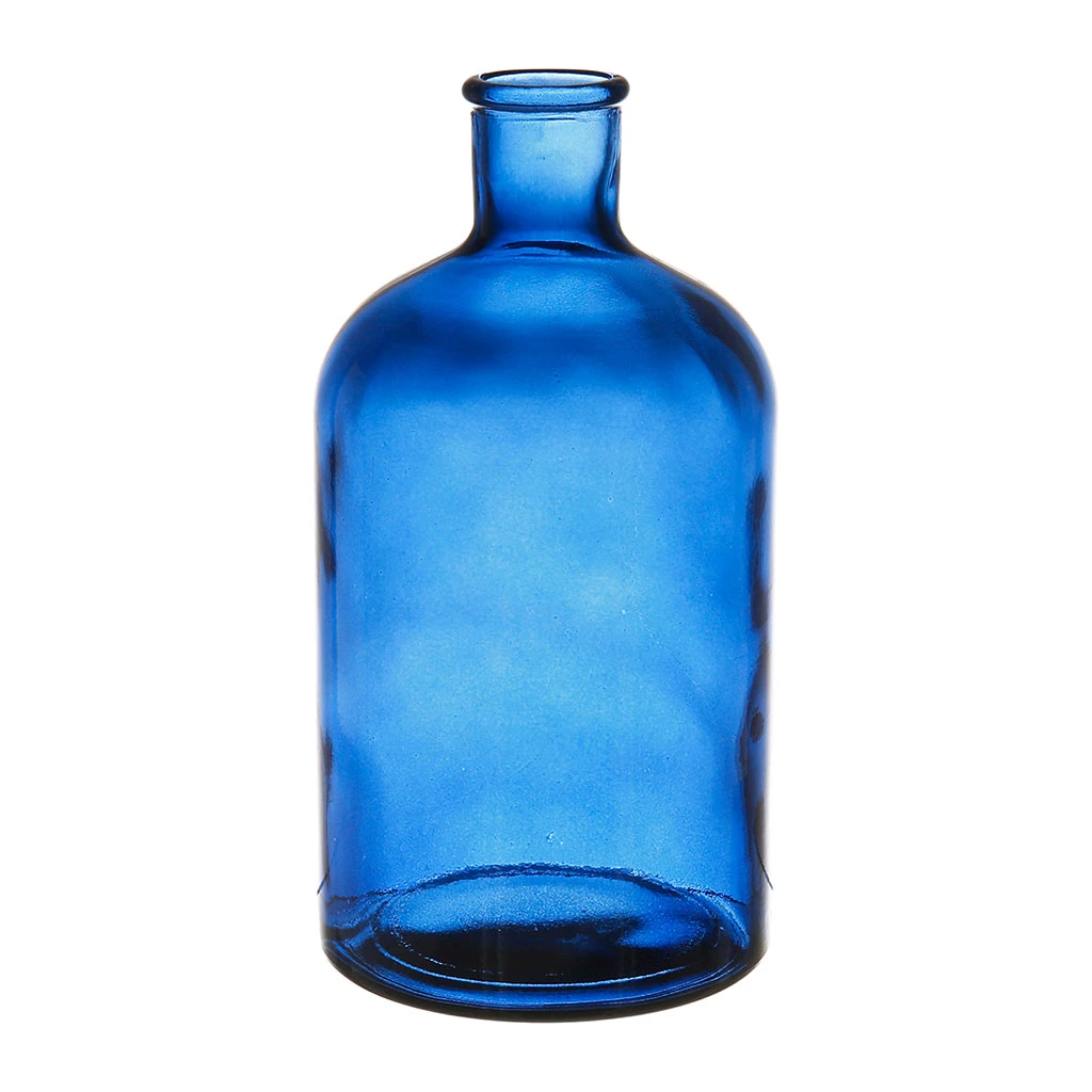 SEMA DESIGN Vase Bouteille Comete Indigo D11.5xh23cm Verre Recyclé 1 SEMA DESIGN Vase Bouteille Comete Indigo D11.5xh23cm Verre Recyclé