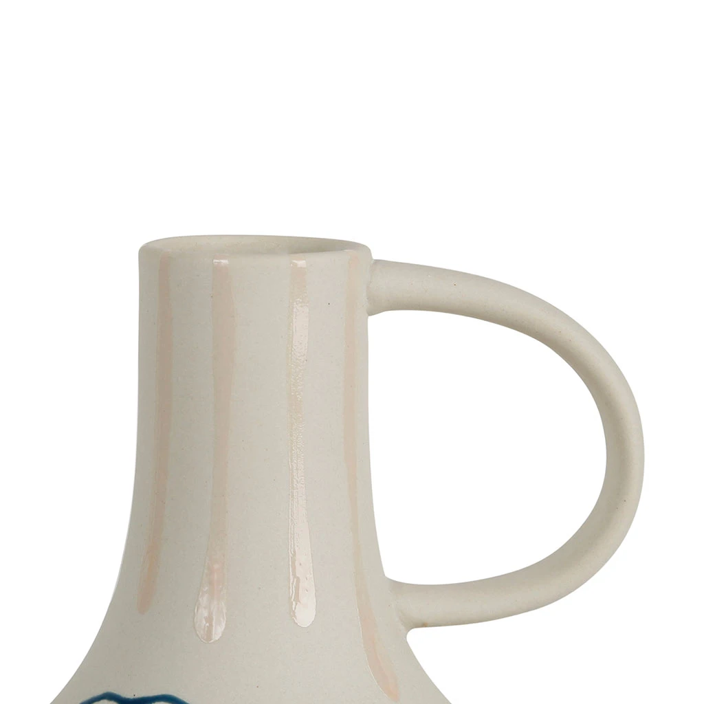 SEMA DESIGN Vase Tropic'art Multicolore D14xh22cm Gres 2 SEMA DESIGN Vase Tropic'art Multicolore D14xh22cm Gres – Image 2