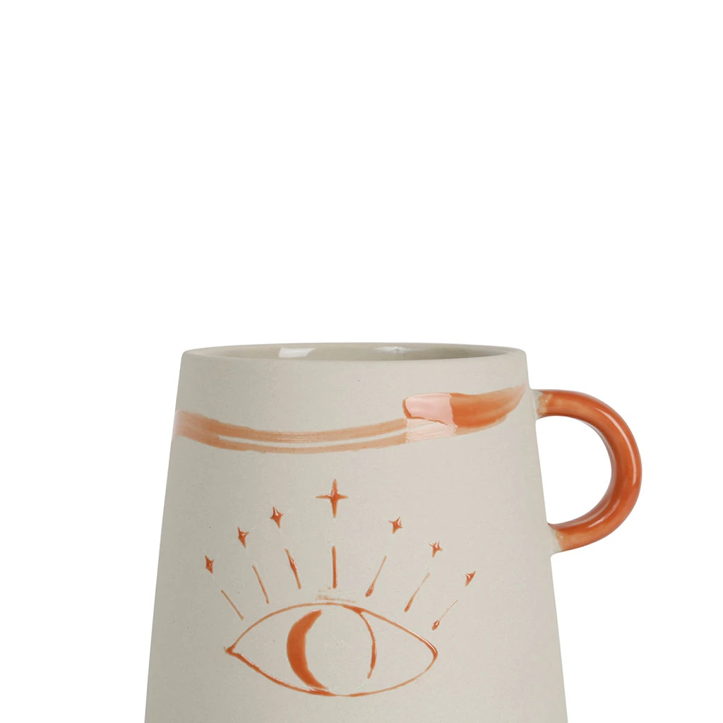 SEMA DESIGN Vase Visionnary Peche Et Naturel 12x9xh16.5cm En Gres 2 SEMA DESIGN Vase Visionnary Peche Et Naturel 12x9xh16.5cm En Gres – Image 2