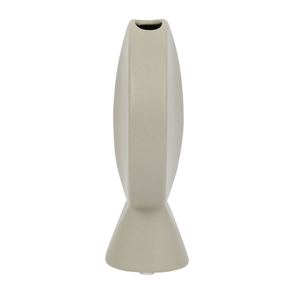 SEMA DESIGN Vase Face Grege 14x6xh18cm Gres 4 SEMA DESIGN Vase Face Grege 14x6xh18cm Gres – Image 4