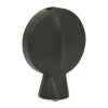 SEMA DESIGN Vase Face Noir 14x6xh18cm Gres
