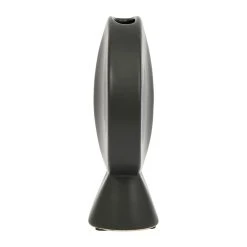 SEMA DESIGN Vase Face Noir 14x6xh18cm Gres -SEMA DESIGN Boutique 76170 DET02 WEB