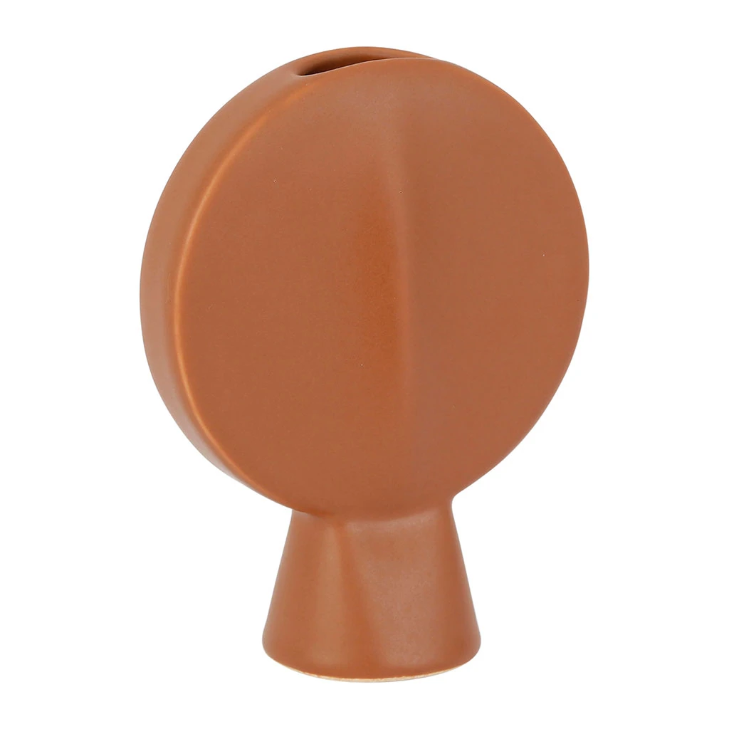 SEMA DESIGN Vase Face Terracotta 14x6xh18cm Gres 1 SEMA DESIGN Vase Face Terracotta 14x6xh18cm Gres