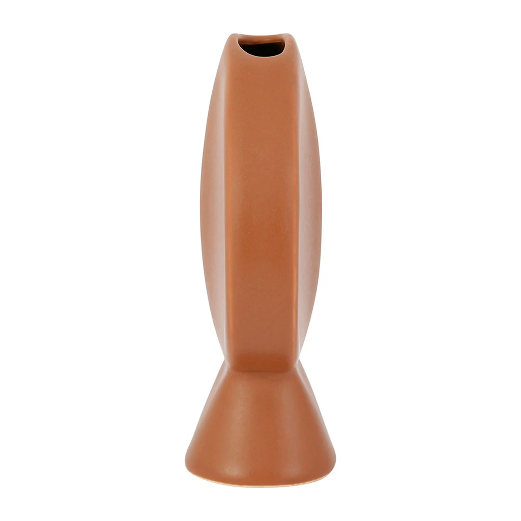 SEMA DESIGN Vase Face Terracotta 14x6xh18cm Gres 3 SEMA DESIGN Vase Face Terracotta 14x6xh18cm Gres – Image 3