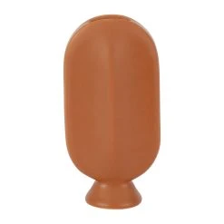 SEMA DESIGN Vase Face Terracotta 9x5.5xh17.5cm Gres -SEMA DESIGN Boutique 76175 DET01 WEB