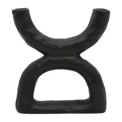 SEMA DESIGN Vase En Dolomite Noir H20cm -arty Folk