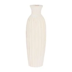 SEMA DESIGN Vase Pour Fleurs Séchées Creme - Paulownia