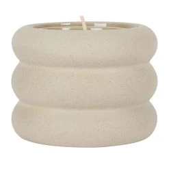 SEMA DESIGN Bougie Senteur Sunset En Grès Beige