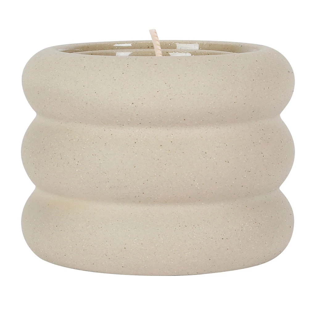SEMA DESIGN Bougie Senteur Sunset En Grès Beige 1 SEMA DESIGN Bougie Senteur Sunset En Grès Beige
