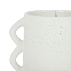 SEMA DESIGN Bougie Senteur Flora En Grès Blanc Cassé 5 SEMA DESIGN Bougie Senteur Flora En Grès Blanc Cassé -SEMA DESIGN Boutique 76550 DET01 WEB