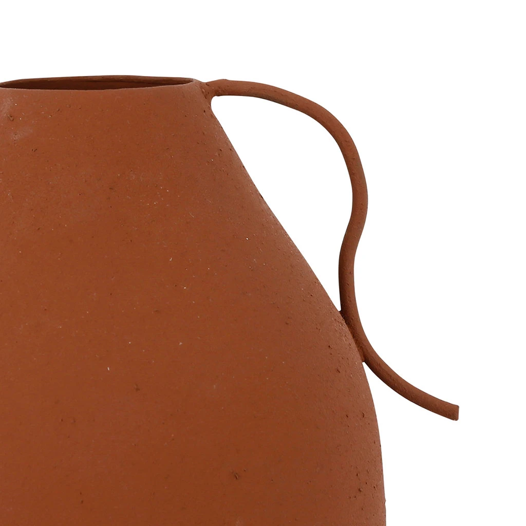 SEMA DESIGN Vase Pour Fleur Séchée En Fer Terracotta - Madeira 2 SEMA DESIGN Vase Pour Fleur Séchée En Fer Terracotta - Madeira – Image 2