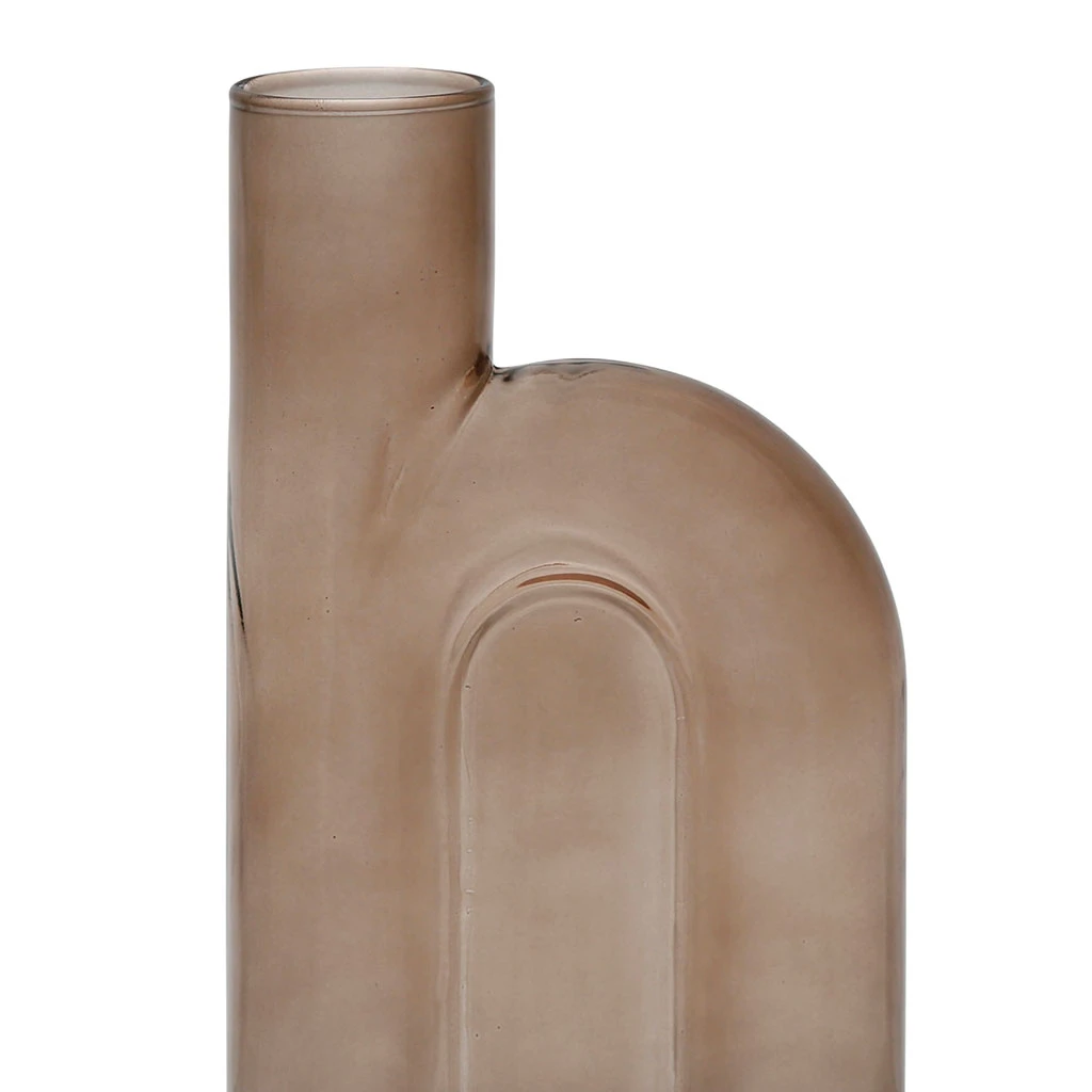 SEMA DESIGN Vase Soliflore Fumé En Verre - Blue Sand 2 SEMA DESIGN Vase Soliflore Fumé En Verre - Blue Sand – Image 2