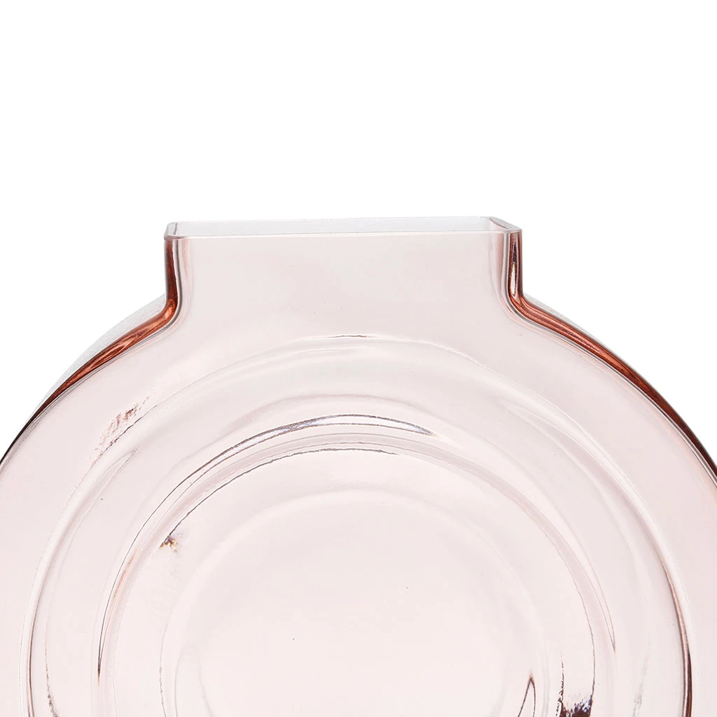 SEMA DESIGN Vase Rond Rose Pale En Verre - Retro 2 SEMA DESIGN Vase Rond Rose Pale En Verre - Retro – Image 2