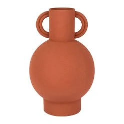 SEMA DESIGN Vase Pour Fleur Séchée Terracotta En Fer - Sweet Leaves