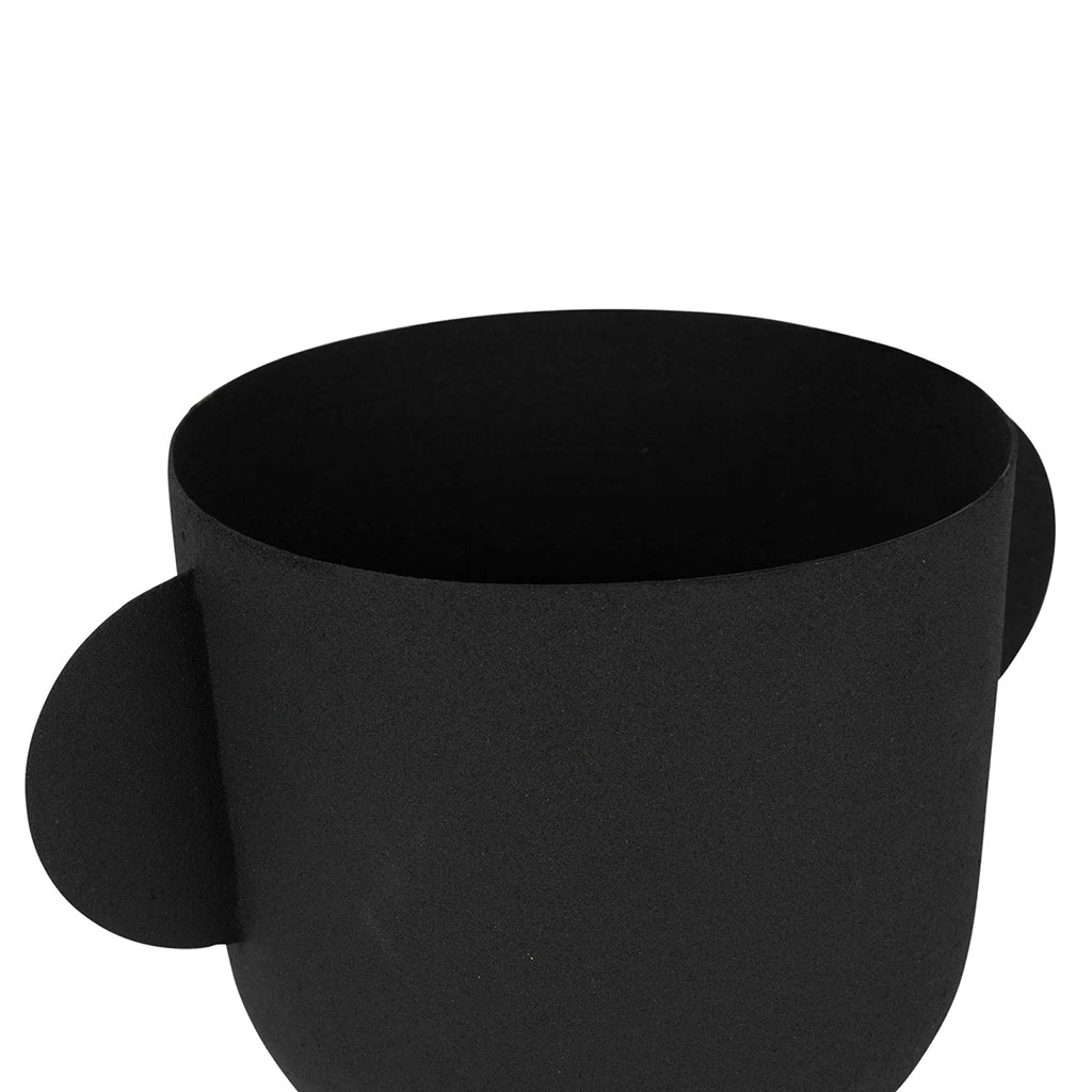 SEMA DESIGN Vase Pour Fleur Séchée En Fer Noir - Terre Brulée 2 SEMA DESIGN Vase Pour Fleur Séchée En Fer Noir - Terre Brulée – Image 2