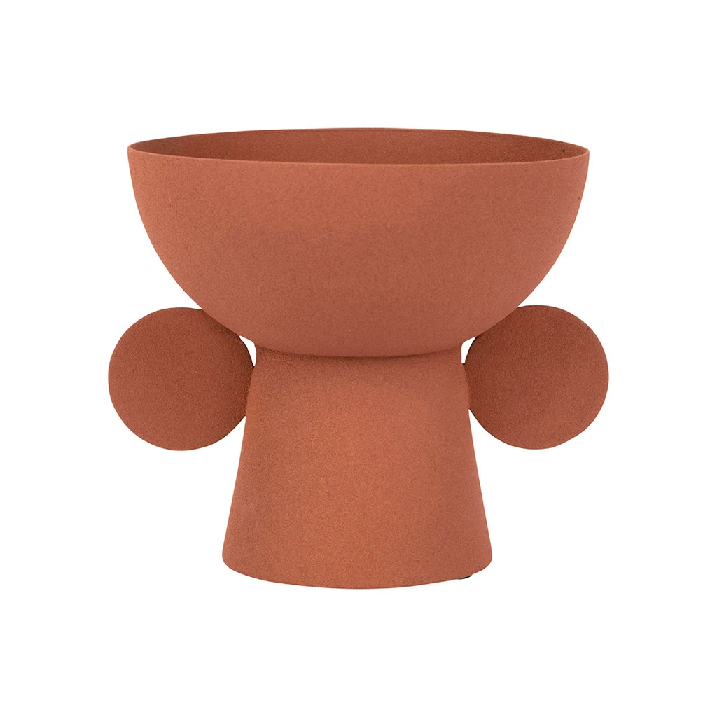 SEMA DESIGN Vase Pour Fleur Séchée En Fer Terracotta - Terre Brulée 1 SEMA DESIGN Vase Pour Fleur Séchée En Fer Terracotta - Terre Brulée
