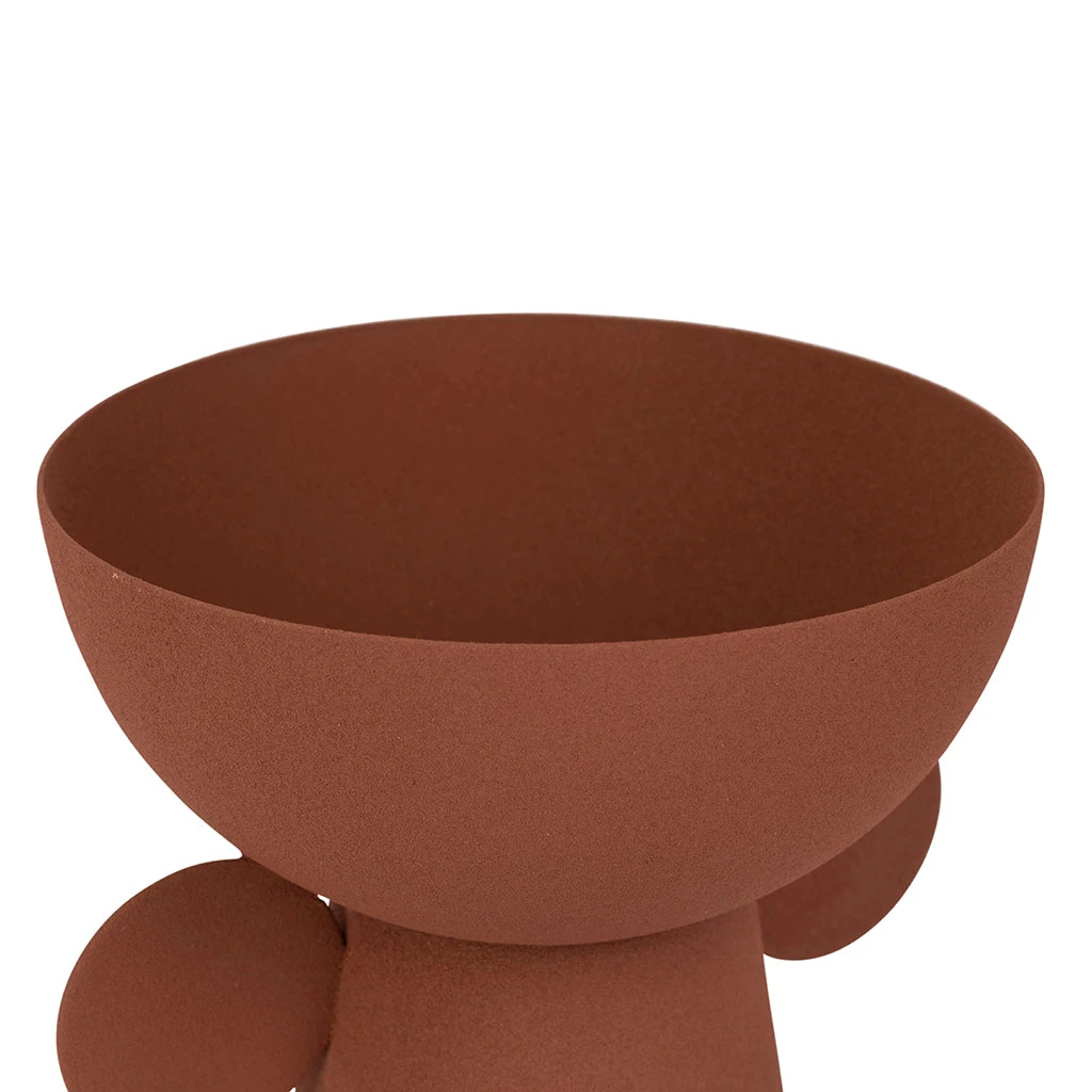 SEMA DESIGN Vase Pour Fleur Séchée En Fer Terracotta - Terre Brulée 2 SEMA DESIGN Vase Pour Fleur Séchée En Fer Terracotta - Terre Brulée – Image 2