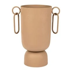 SEMA DESIGN Vase Pour Fleur Séchée Taupe En Fer - Terre Brulée
