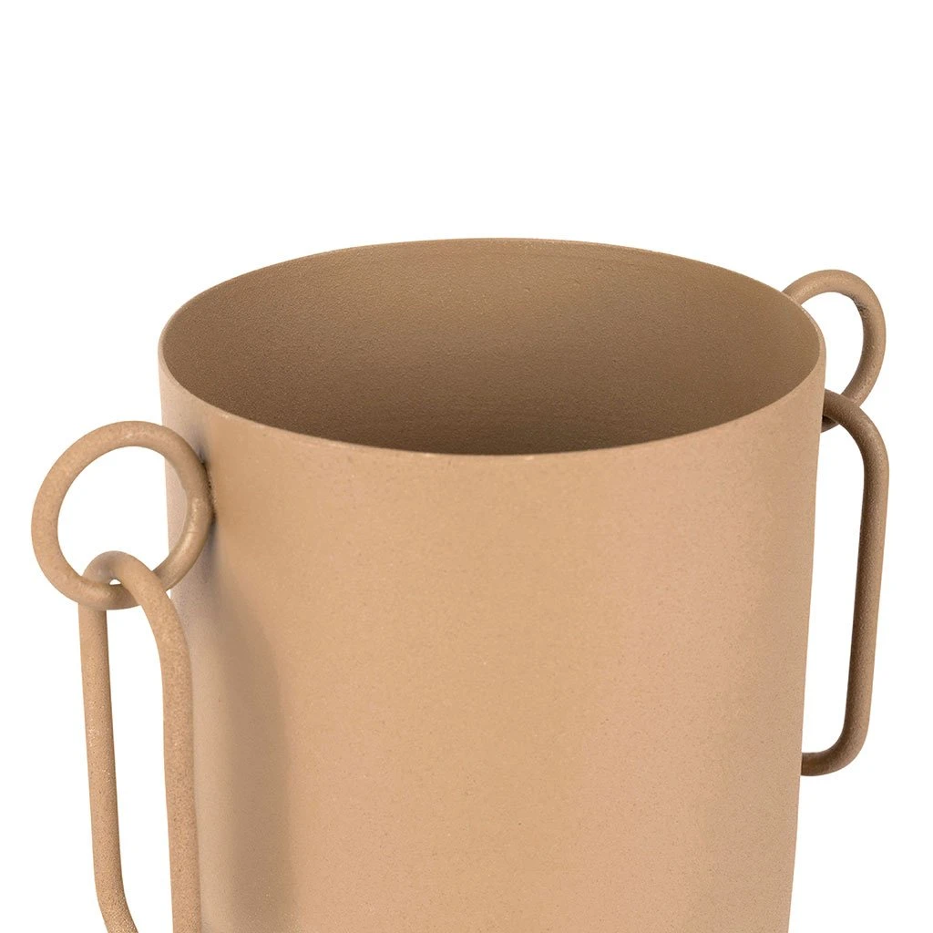 SEMA DESIGN Vase Pour Fleur Séchée Taupe En Fer - Terre Brulée 2 SEMA DESIGN Vase Pour Fleur Séchée Taupe En Fer - Terre Brulée – Image 2
