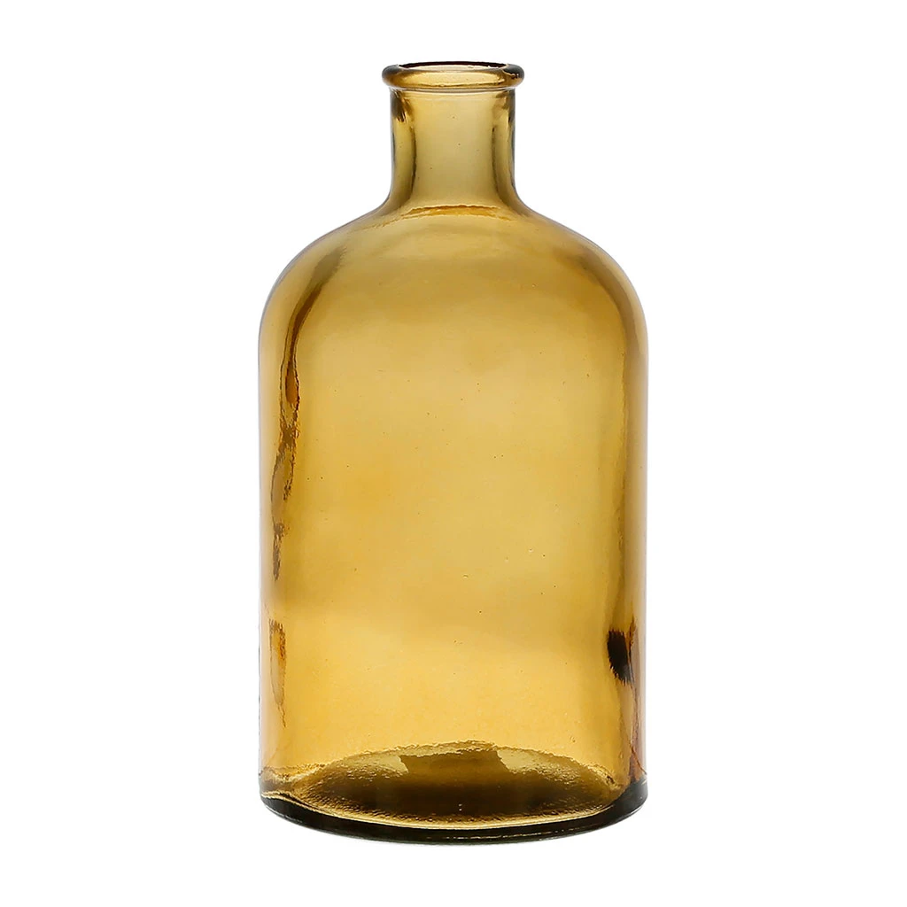 SEMA DESIGN Vase Bouteille Ambre En Verre Recyclé - Comete 1 SEMA DESIGN Vase Bouteille Ambre En Verre Recyclé - Comete