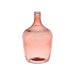 SEMA DESIGN Vase Dame-jeanne Rose En Verre Recyclé - Comete