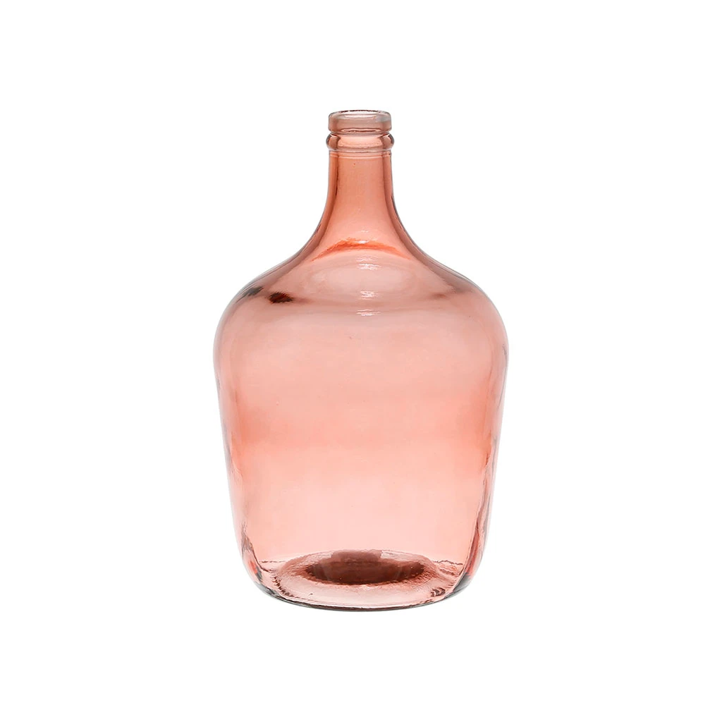 SEMA DESIGN Vase Dame-jeanne Rose En Verre Recyclé - Comete 1 SEMA DESIGN Vase Dame-jeanne Rose En Verre Recyclé - Comete