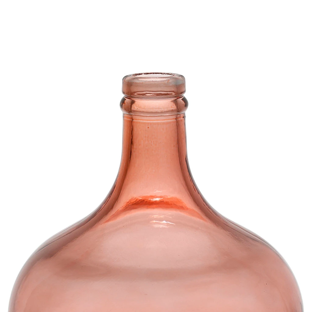 SEMA DESIGN Vase Dame-jeanne Rose En Verre Recyclé - Comete 3 SEMA DESIGN Vase Dame-jeanne Rose En Verre Recyclé - Comete – Image 3