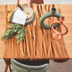 SEMA DESIGN Vase Soliflore Fleur Séchée Sauge En Aluminium - Terre Brulée -SEMA DESIGN Boutique 99027 amb hd fds cat23 5535