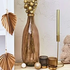 Côté Table Photophore (lot D 2) En Verre Fumé Et Ambre - Aylo -SEMA DESIGN Boutique c9e9f amb pao noel fds 25517 scaled