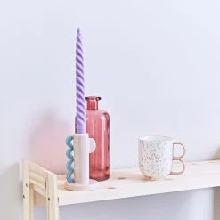 Paddywax Boite De 2 Bougies Torsadées Violettes H25.4cm -SEMA DESIGN Boutique e32f5 amb hd fds cat23 30a1880